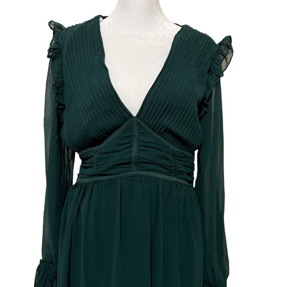 Lulu's Teal Long Sleeve Dress size large nwt - Picture 4 of 9